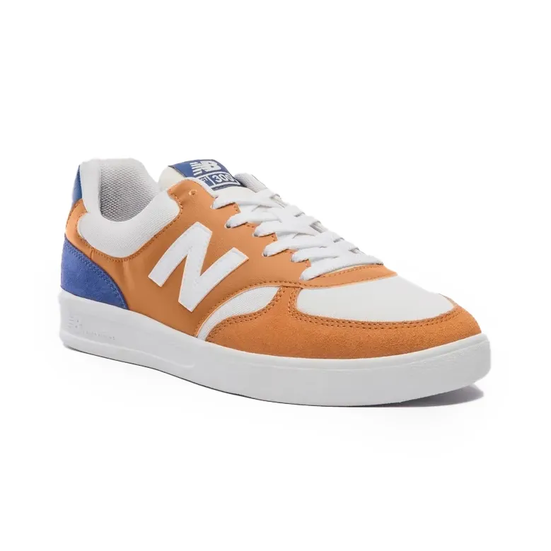 Tênis casual masculino New Balance CT300 V3 camurça bege vista frontal